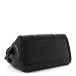 Natural Grain Small Bayswater Satchel Black