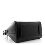 Shiny Lord Calfskin Mini Antigona Black