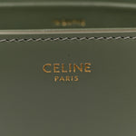 Shiny Calfskin Triomphe Shoulder Bag Celadon