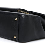 Caviar Quilted Large Business Affinity Flap Black
