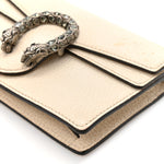 Dollar Calfskin Crystal Super Mini Dionysus Shoulder Bag Mystic White Black Diamond