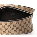 Monogram Dollar Calfskin Waist Pouch Beige Ebony Testa di Moro Marrone Scuro
