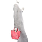 Taurillon Clemence Picotin Lock 22 MM Rose Azalee