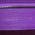 Goatskin Medium Aphrodite Shoulder Bag Shine Purple