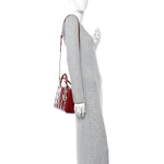 Patent Cannage Small Lady Dior Cherry Red