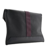 Taurillon Cristobal Vache Hunter Cityslide Clutch Bleu Indigo Raisin