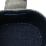 Lambskin Quilted Mini Vanity Case With Chain Grey