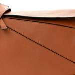 Calfskin Large Puzzle Bag Tan