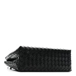 Nappa Intrecciato Medium Andiamo Shoulder Bag Black