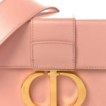 Smooth Calfskin Micro 30 Montaigne Flap Bag Pale Pink