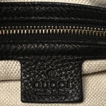 Pebbled Calfskin Medium Soho Chain Shoulder Bag Black