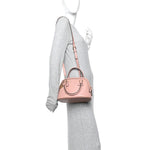 Dollar Calfskin Small GG Charm Dome Bag Soft Pink