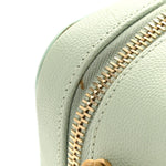 Caviar Quilted Small CC Filigree Vanity Case Mint