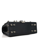 Arena Lambskin Medium Hourglass X Le Cagole Top Handle Bag Black