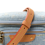 Monogram Denim Mini Bumbag Sky Blue