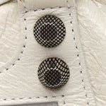 Agneau Arena Neo Cagole City Handbag Optic White