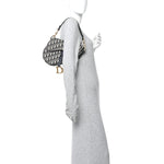 Oblique Saddle Bag Blue