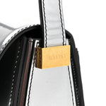 Metallic Calfskin Concerto Bag SIlver
