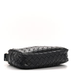 Calfskin Intrecciato Small Camera Bag Navy