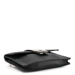 Recycled Nylon Vitello Grace Light Pequin Baguette Belt Pouch Black