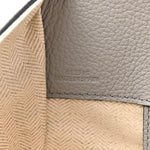 Grained Calfskin Mini Hammock Shoulder Bag Pearl Grey