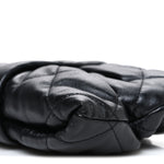 Lambskin Quilted Mini Bow Bag Black