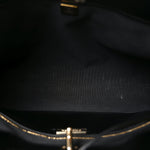 Shiny Lambskin Quilted 31 Shopping Bag Black