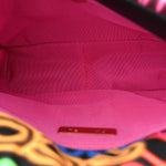Fabric Printed Medium Chanel 19 Flap Black Multicolor
