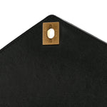 Lambskin Reversed Chevron Quilted Flap Black