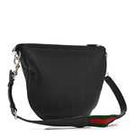 Calfskin Emblem Shoulder Bag Black