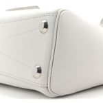 Smooth Calfskin Mini Bel Air Carry All Bag White
