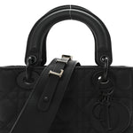 Ultra Matte Calfskin Cannage Small My ABCDior Lady Dior Black