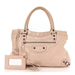 Chevre Classic Hardware Purse Bubblegum