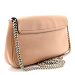 Pebbled Calfskin Medium Soho Flap Crossbody Camelia