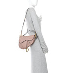 Grained Calfskin Saddle Bag With Strap Fard