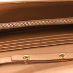 Vitello Move Metal Oro Chain Wallet Caramel