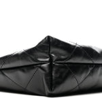 Shiny Calfskin Quilted Small Chanel 22 Black