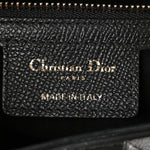 Grained Calfskin Saddle Bag With Strap Black