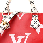 Monogram Giant Speedy Bandouliere 30 Rouge