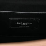 Grain De Poudre Textured Mixed Matelasse Medium Triquilt Monogram Satchel Dark Beige