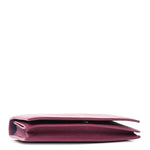 Dollar Calfskin Mini Swing Wallet Bag Purple