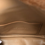 Faux Fur Calfskin Mini The Teddy J Marc Shoulder Bag Camel