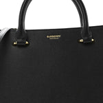 Calfskin Mega Check Small Banwell Tote Black