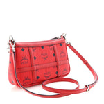 Visetos Nappa Mini Delmy Chain Shoulder Bag Ruby Red