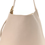 Grained Calfskin Low Key Hobo MM Limestone