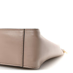 Eco Alter Nappa Perforated Logo Mini Crossbody Dark Taupe