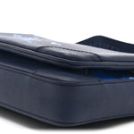 Monogram Ink Watercolor Trio Messenger Bag Blue