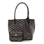Goyardine Reversible Mini Anjou Black