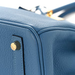 Togo Birkin 30 Bleu Azur