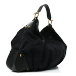 Monogram Large Jockey Hobo Black